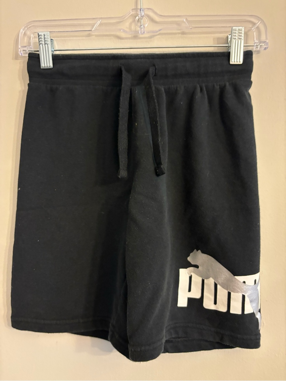 Puma Black Top with White Logo Tag